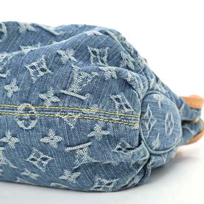 Louis Vuitton Monogram Denim Pleaty Blue 8 of 8