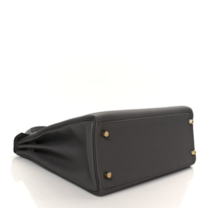 Hermes Togo Kelly Retourne 32 Etain 4 of 11