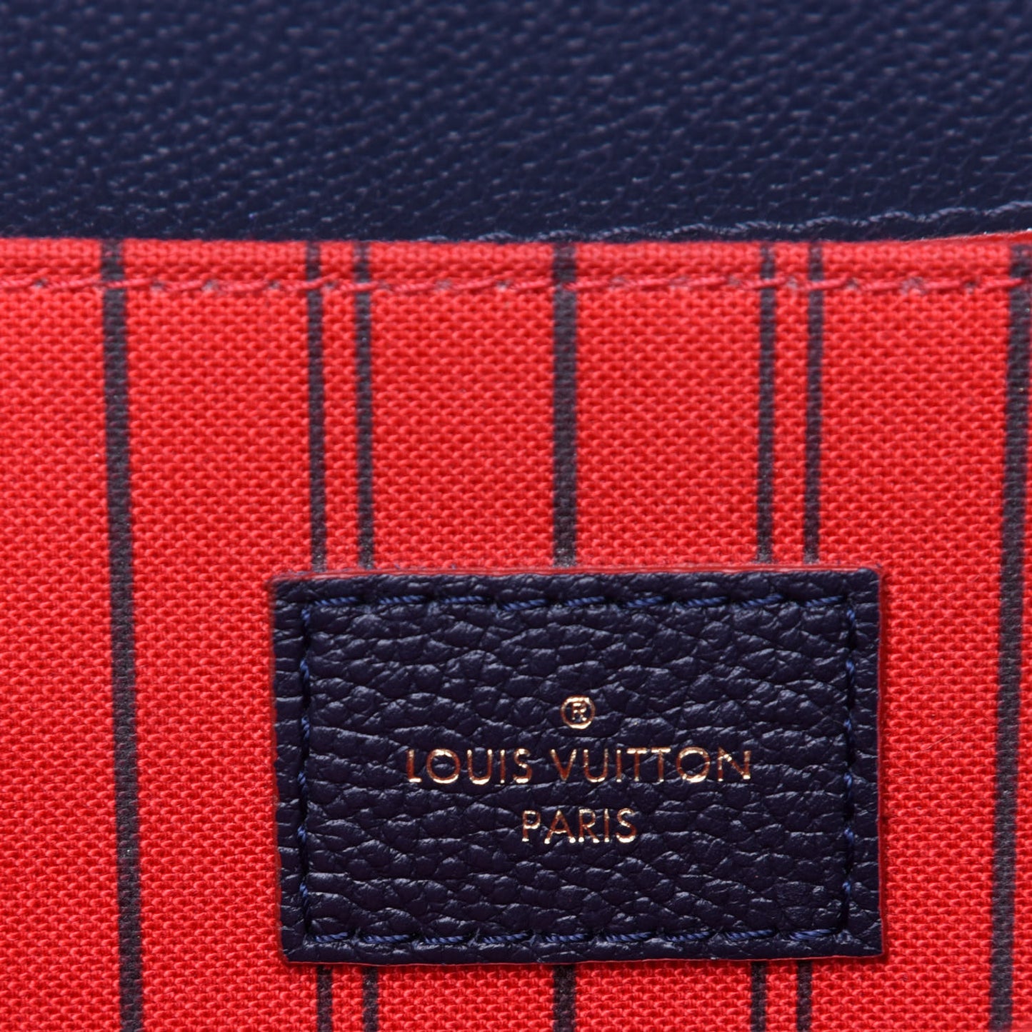 Empreinte Pochette Metis Marine Rouge
