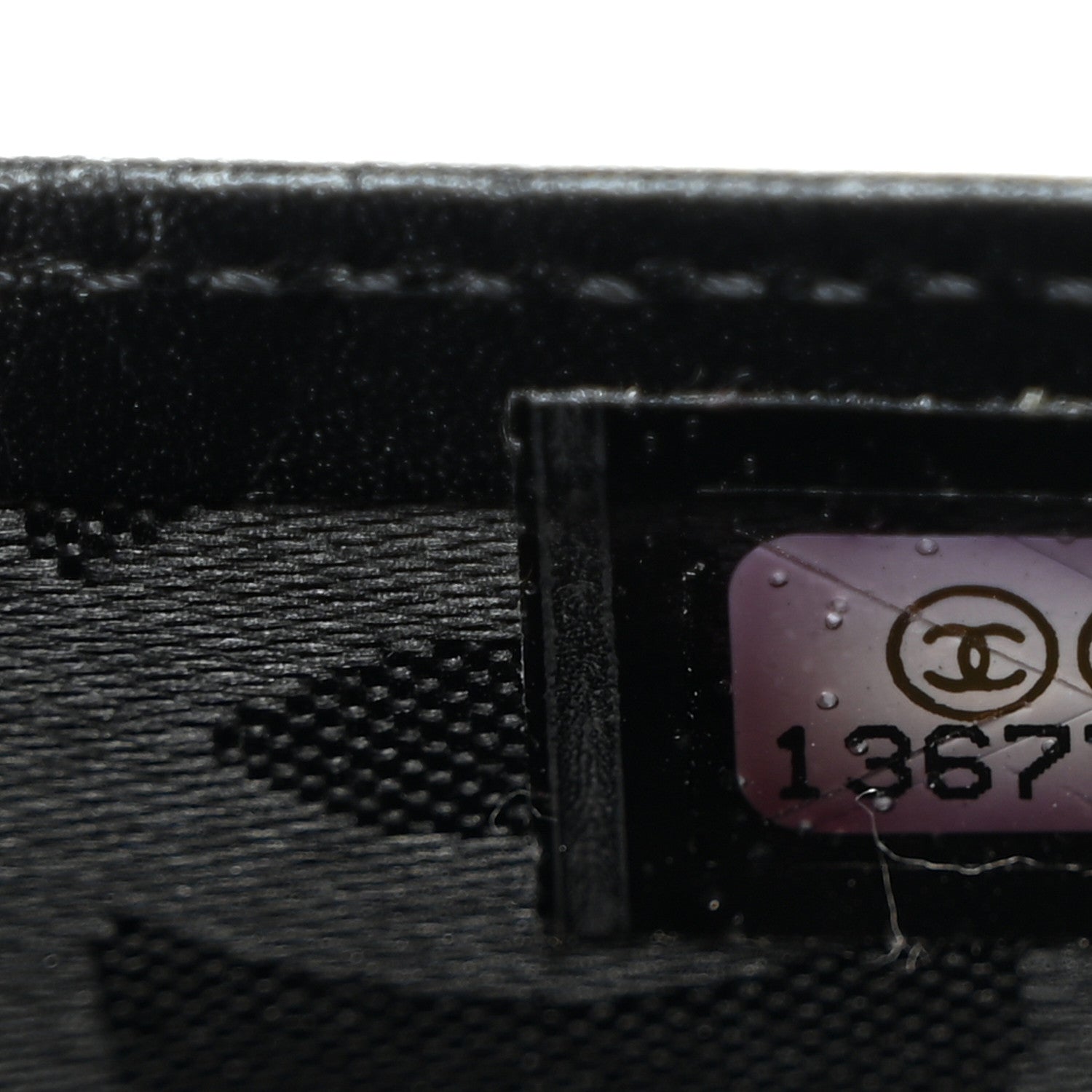 Chanel Calfskin Quilted Cambon Yen Wallet Black 8 of 9
