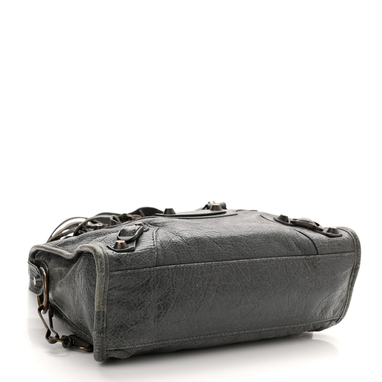 Balenciaga Agneau Classic Hardware Mini City Gris Tarmac 6 of 11