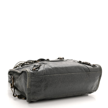 Balenciaga Agneau Classic Hardware Mini City Gris Tarmac 6 of 11