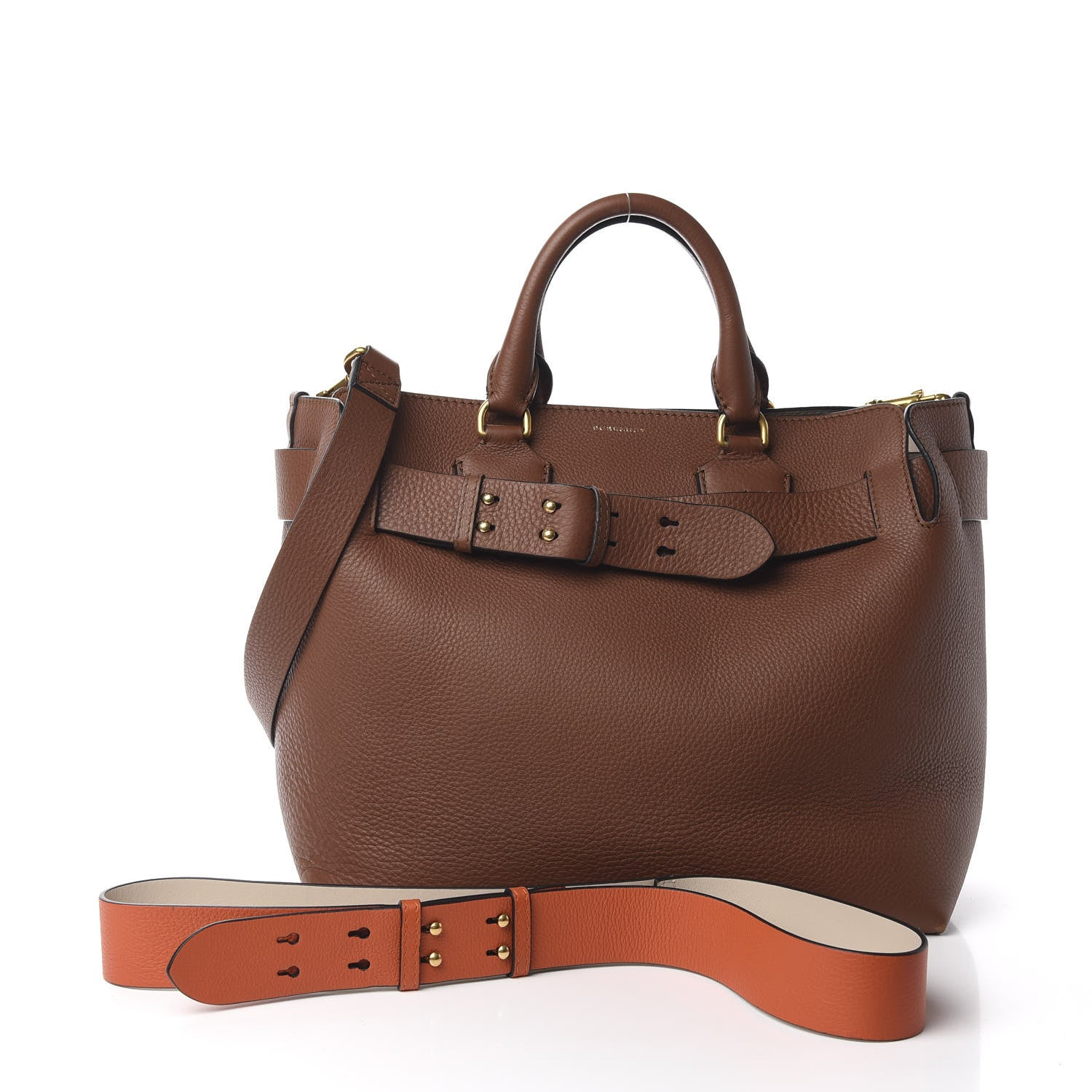 Burberry Soft Grain Calfskin Medium Belt Bag Tan 10 of 10
