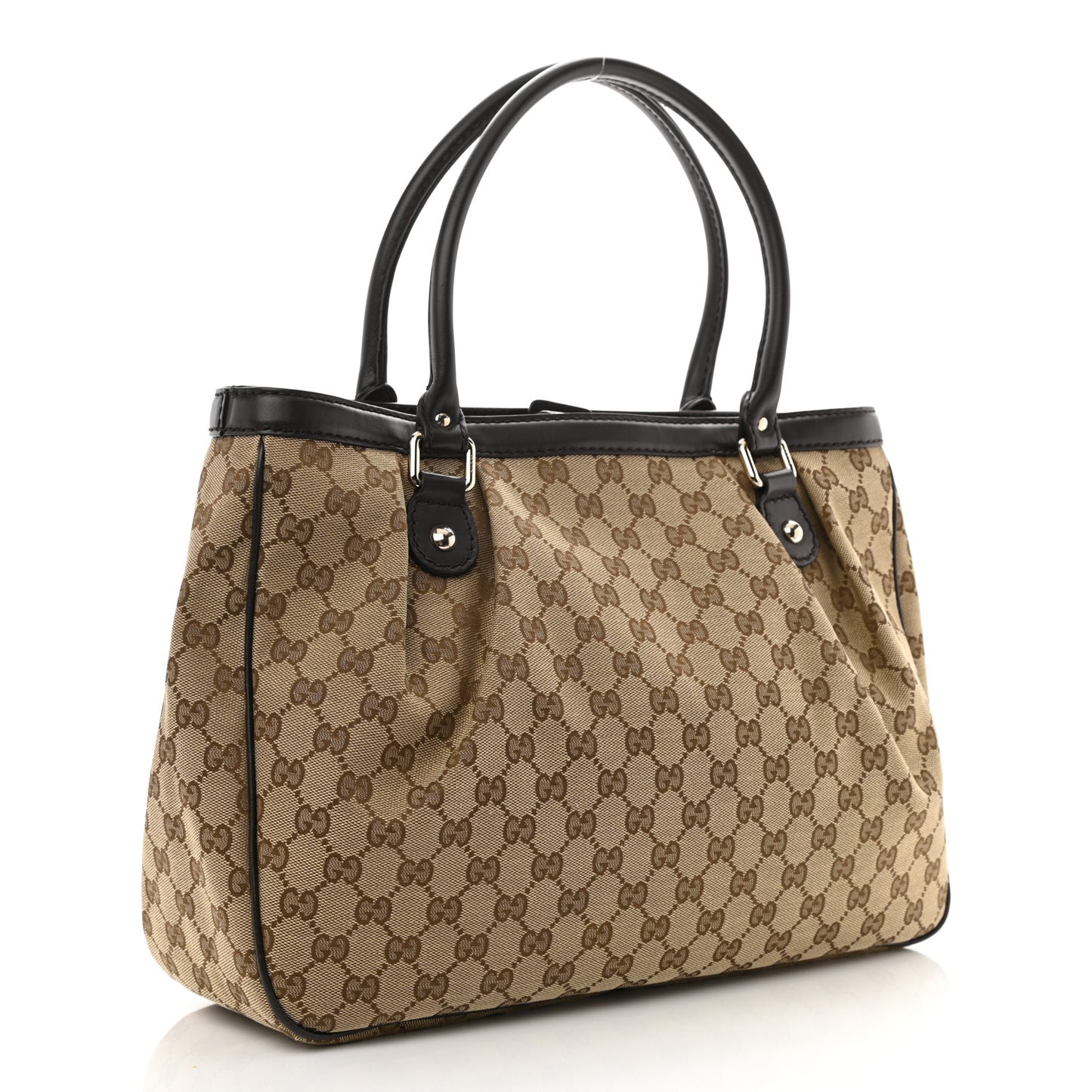 Monogram Medium Sukey Top Handle Tote Brown