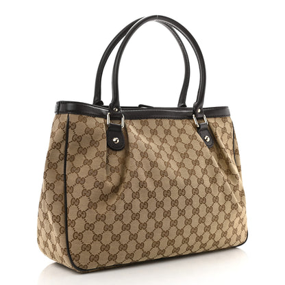 Gucci Monogram Medium Sukey Top Handle Tote Brown 3 of 11