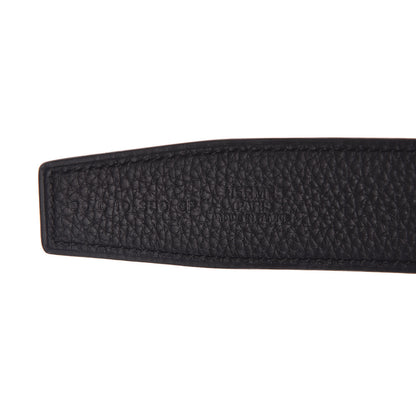 Hermes Box Togo 32mm Guilloche H Belt 90 Black 6 of 7