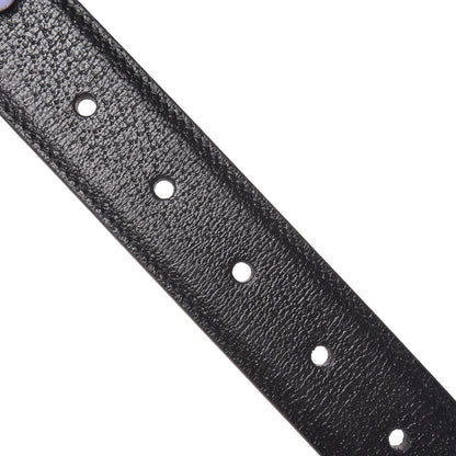Gucci Textured Dollar Calfskin 30mm Belt 95 38 Black 5 of 6