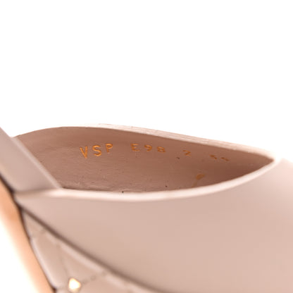 Valentino Garavani Calfskin Rockstud Spike Ankle Strap Sandals 39 Poudre 8 of 8