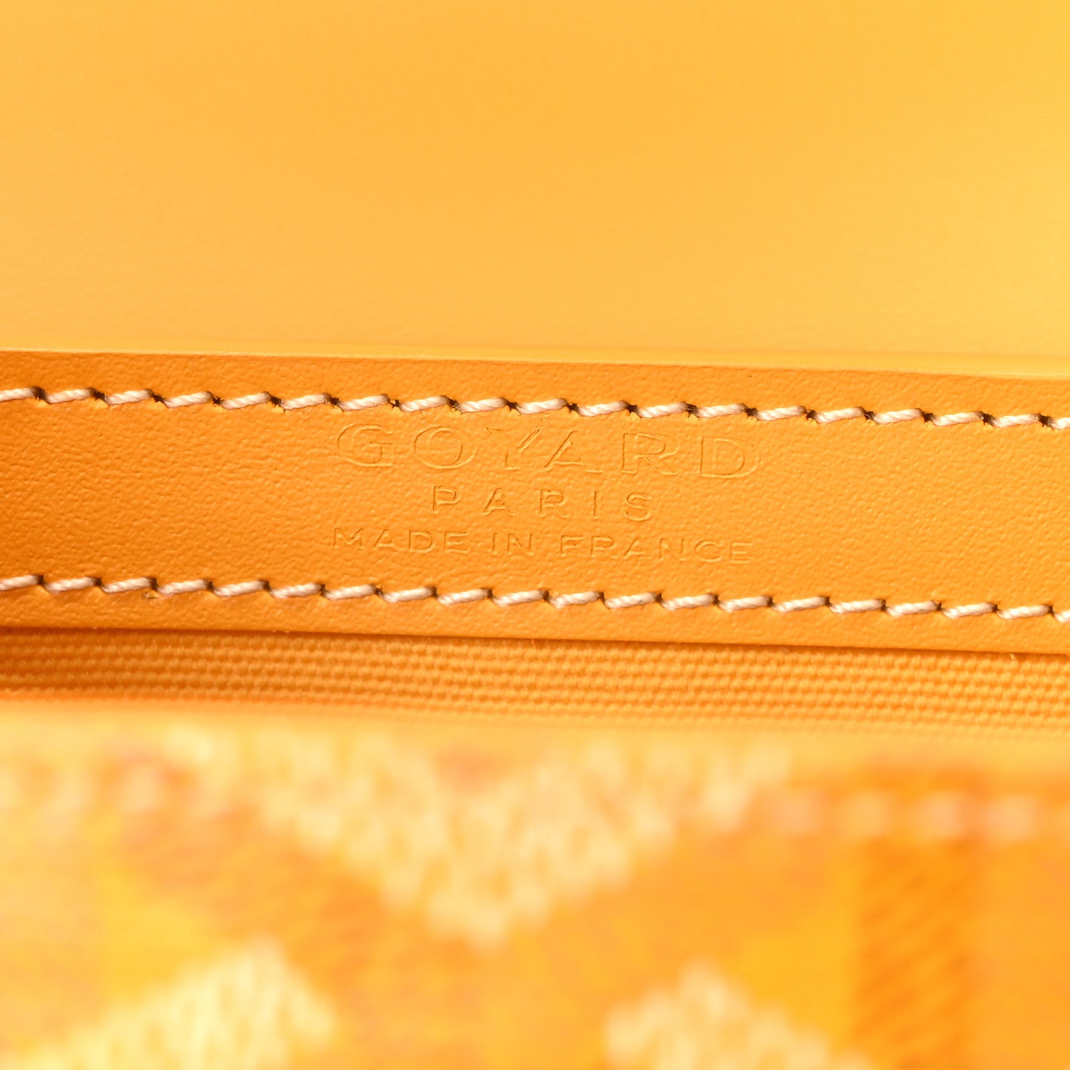 Goyard Goyardine Structure Mini Saigon Yellow 6 of 9