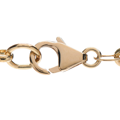 Foundrae 18K Yellow Gold Diamond Medium Wholeness Mixed Belcher Chain Charm Necklace 4 of 5