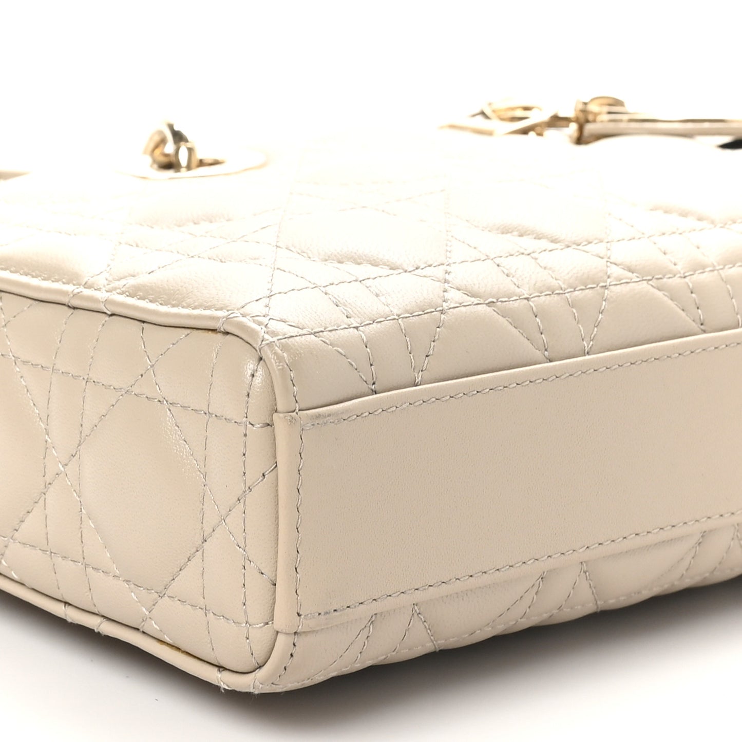 Lambskin Cannage Medium Lady D-Joy Sable
