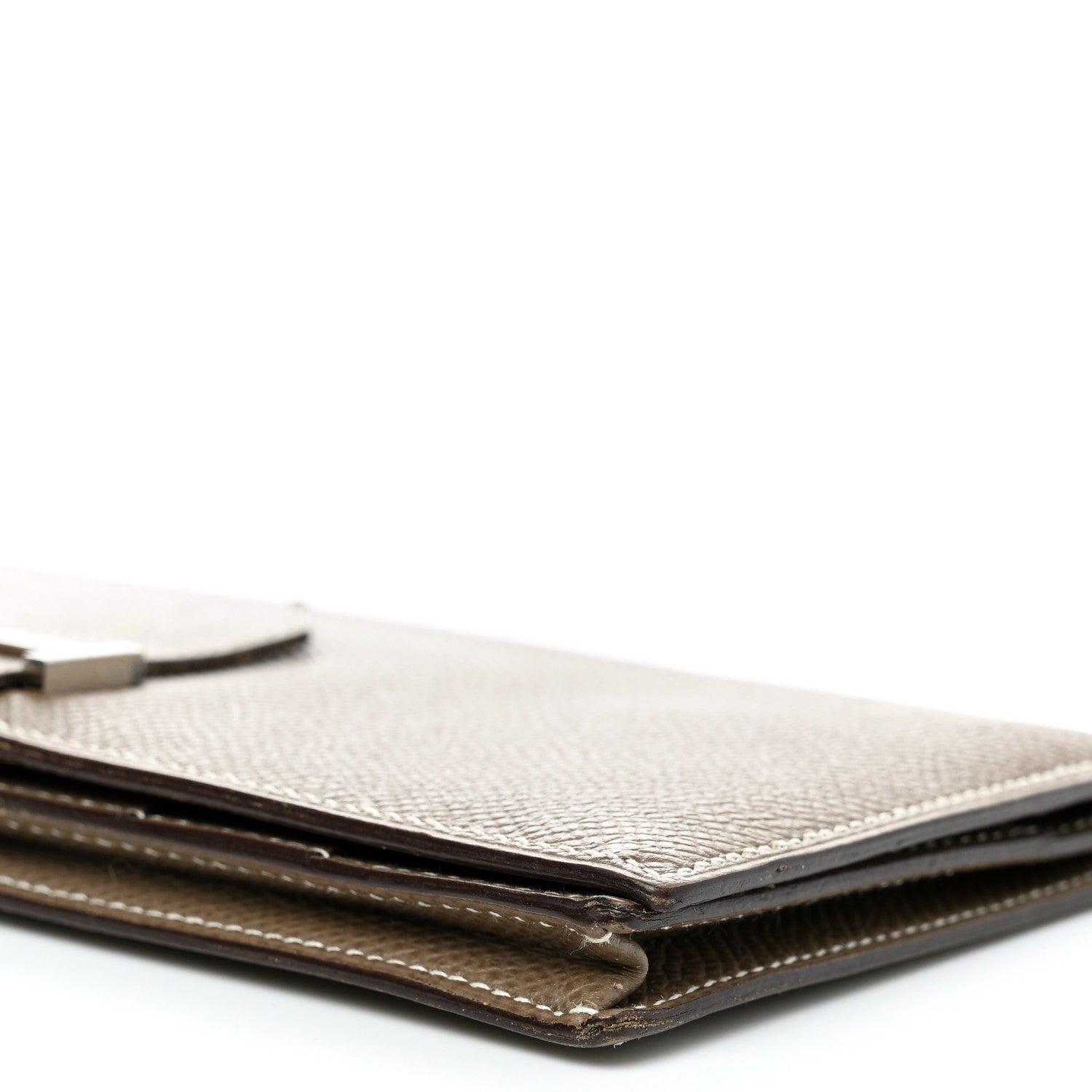 Hermes Epsom Bearn Gusset Wallet Etoupe 11 of 14