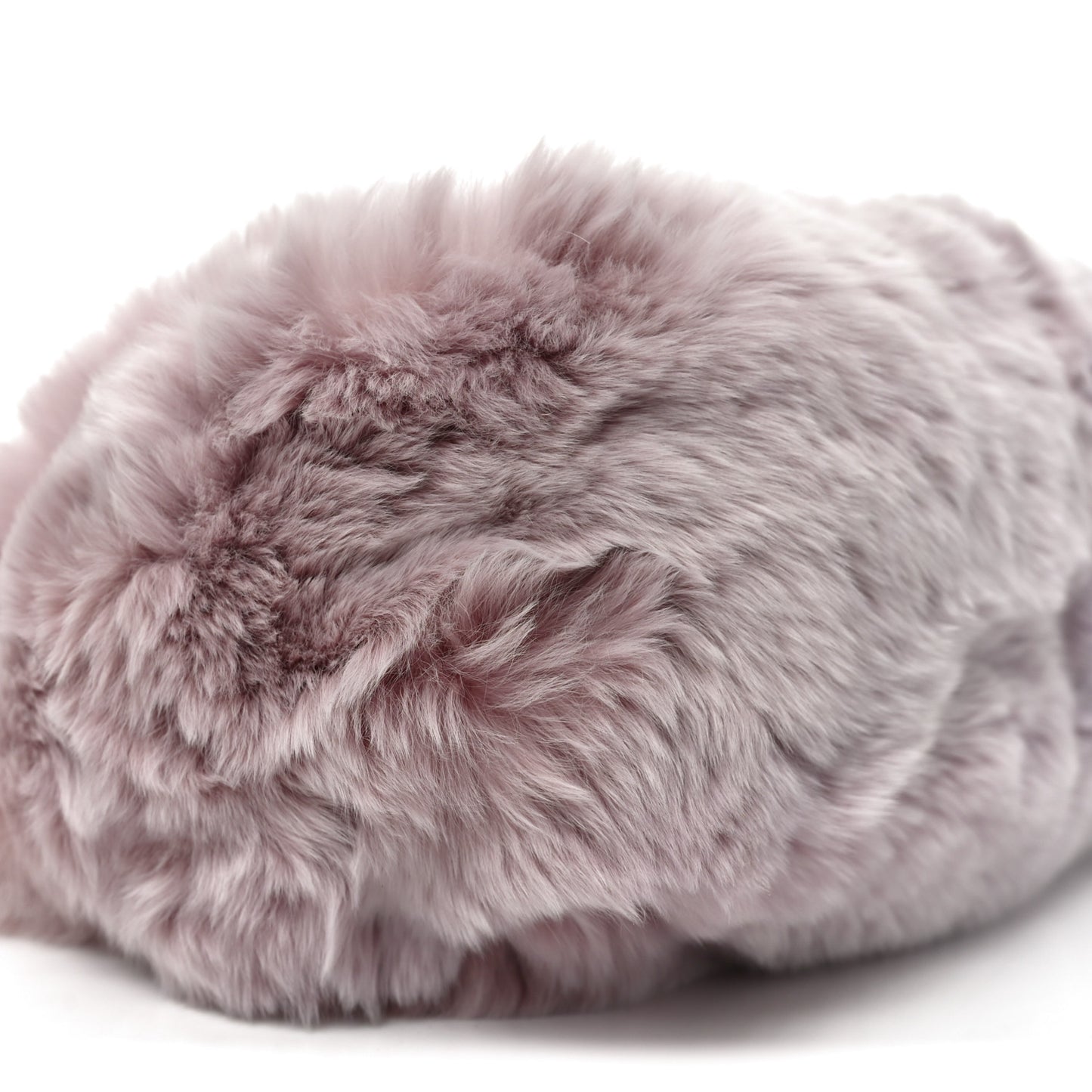 Rabbit Fur Tweed Small Fantasy Flap Lilac