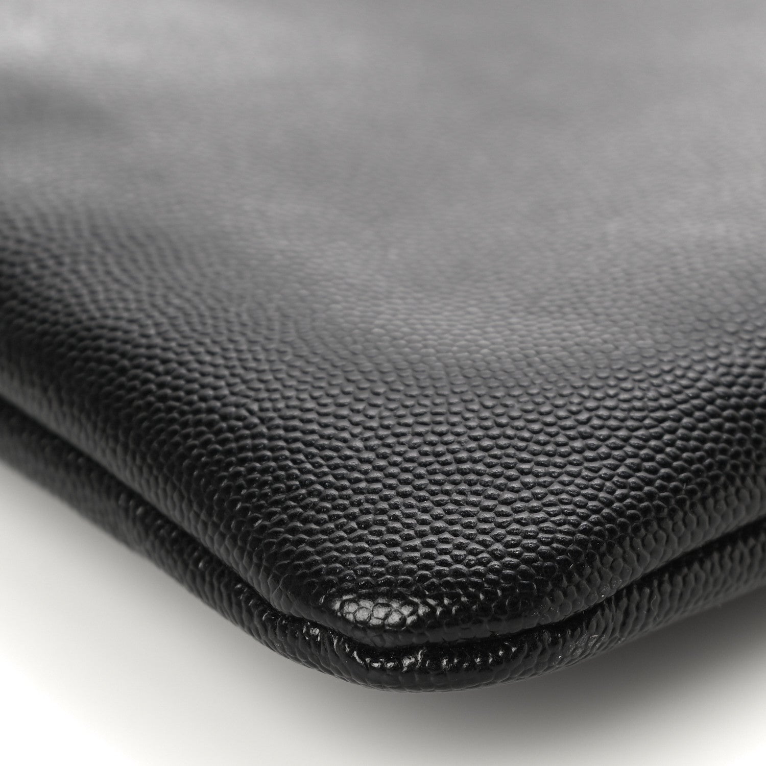 Chanel Caviar Studded Medium Deauville Pouch Black 9 of 10