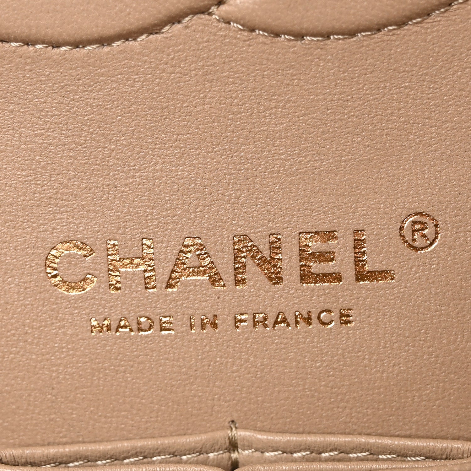 Chanel Caviar Quilted Medium Double Flap Dark Beige 6 of 11