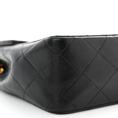 Chanel Lambskin Quilted Small Single Flap Bag Black 10 of 12