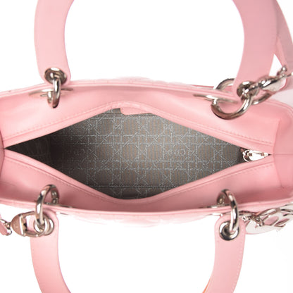 Christian Dior Lambskin Cannage Medium Lady Dior Rose Clair 5 of 17
