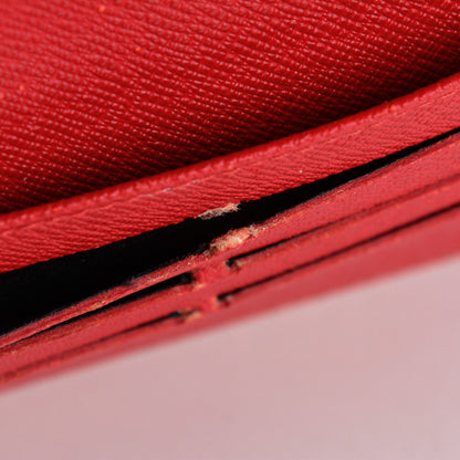 Louis Vuitton Epi Porte Tresor International Wallet Castillan Red 8 of 10