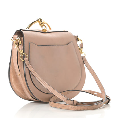 Chloe Calfskin Suede Medium Nile Bracelet Bag Biscotti Beige 3 of 15