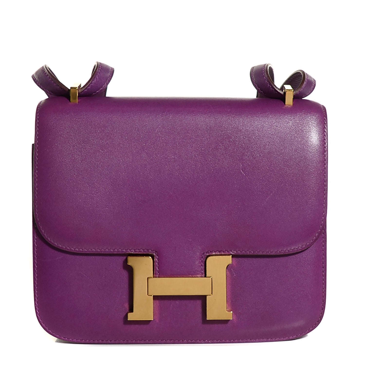 Hermes Tadelakt Constance 18 Violet 1 of 12