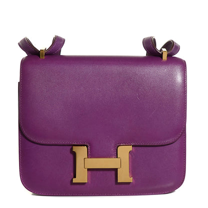 Hermes Tadelakt Constance 18 Violet 1 of 12