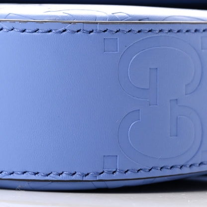 Gucci Calfskin GG Super Mini Shoulder Bag Blue 10 of 11