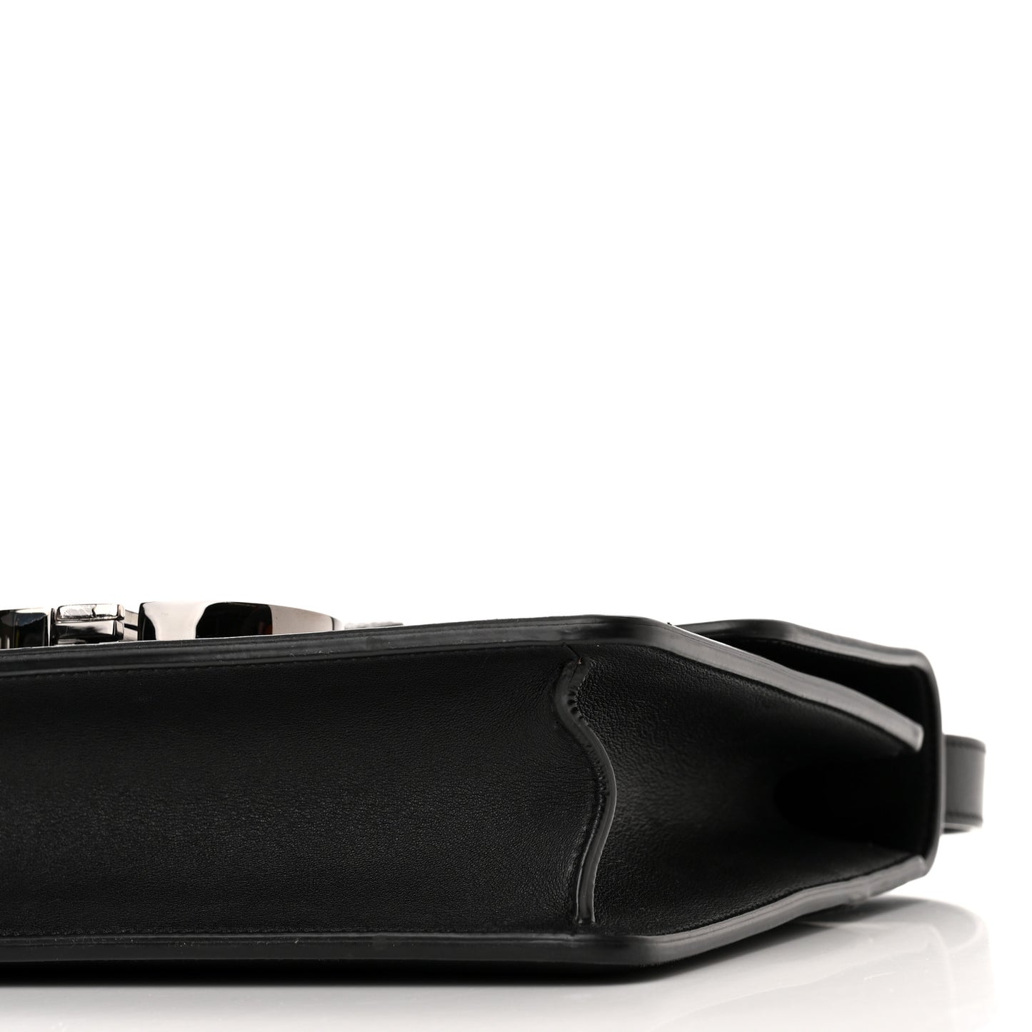 Smooth Calfskin 30 Montaigne Flap Bag Black