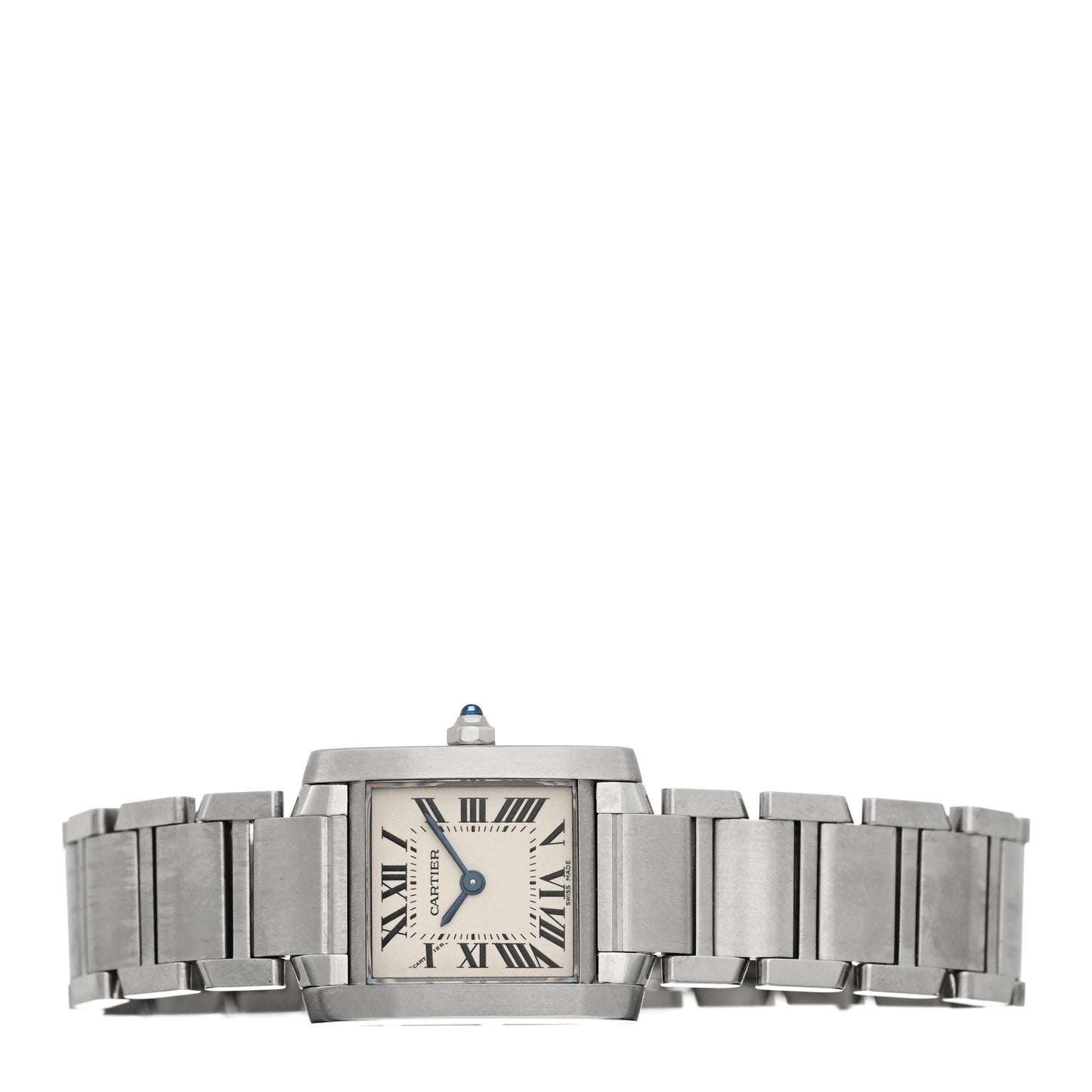 Stainless Steel 20mm Tank Francaise Quartz Watch