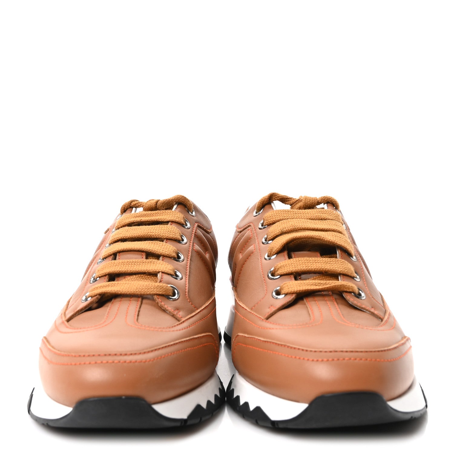 Hermes Calfskin Womens Trail Sneakers 39 Naturel 3 of 9