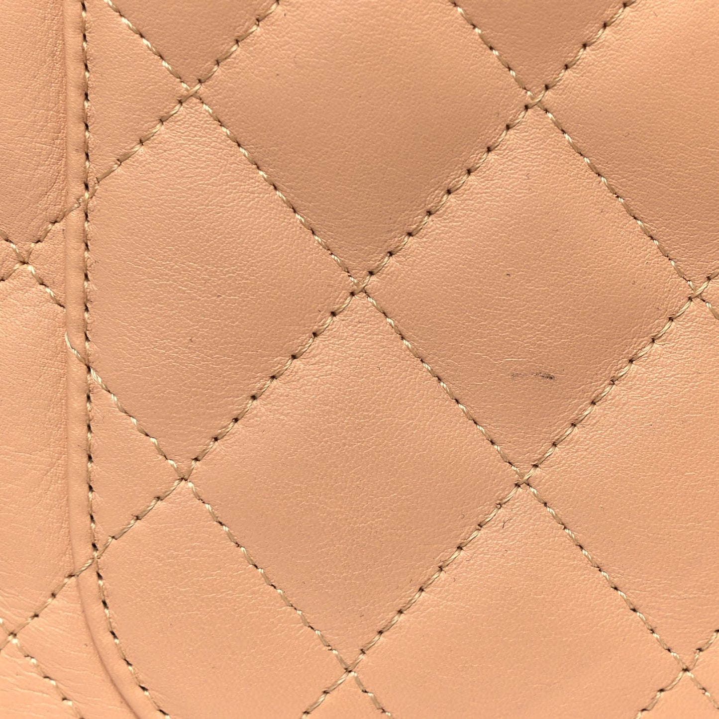 Calfskin Quilted Small Cambon Multipocket Reporter Beige
