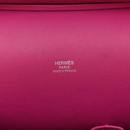 Hermes Swift Verso Jypsiere 28 Bleu Indigo Rose Pourpre 6 of 15
