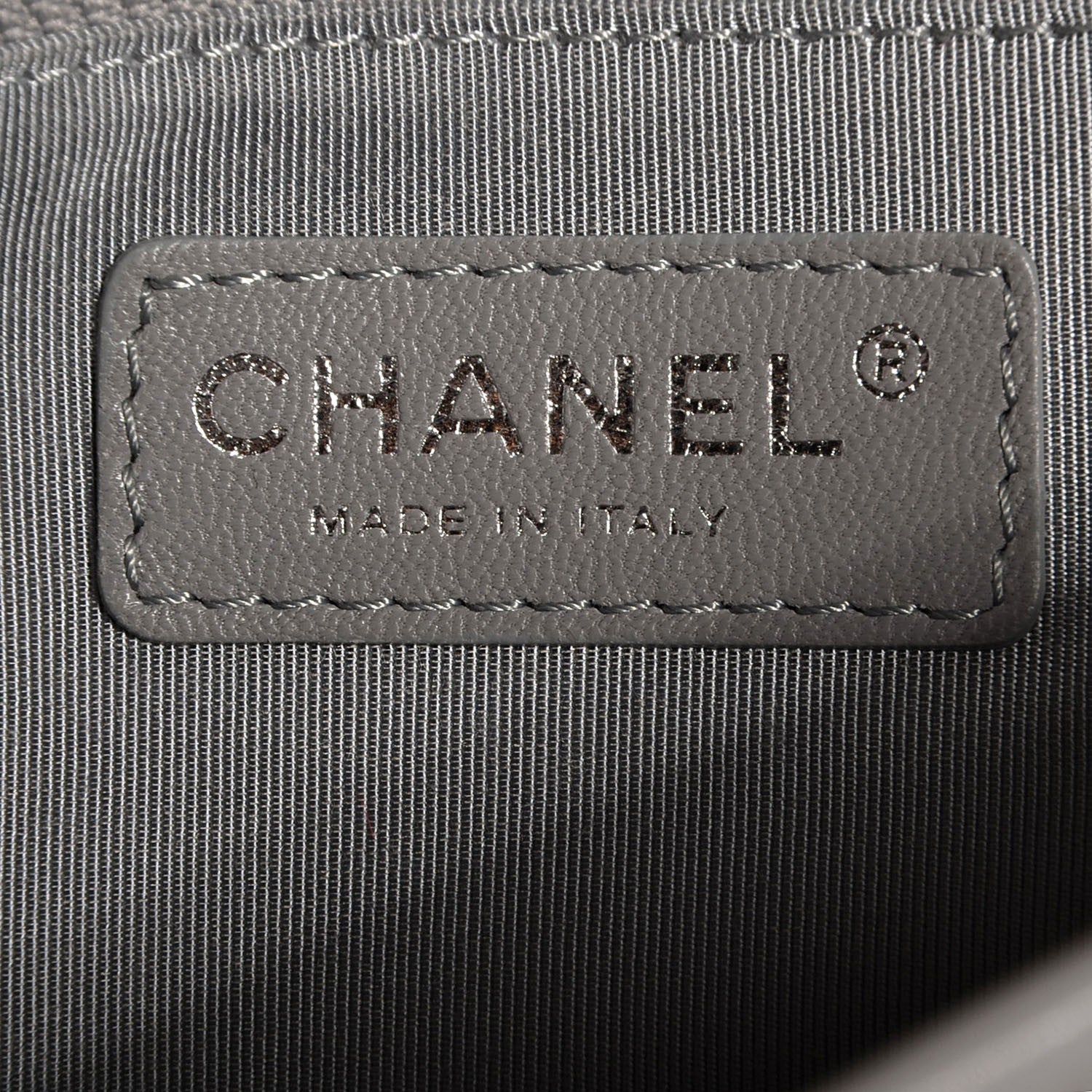 Chanel Caviar Quilted Medium French Riviera Flap Light Grey 7 of 8