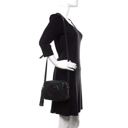 Gucci Pebbled Calfskin Small Soho Disco Bag Black 2 of 12