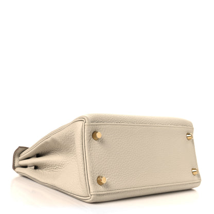 Hermes Togo Kelly Retourne 25 Beton 3 of 12
