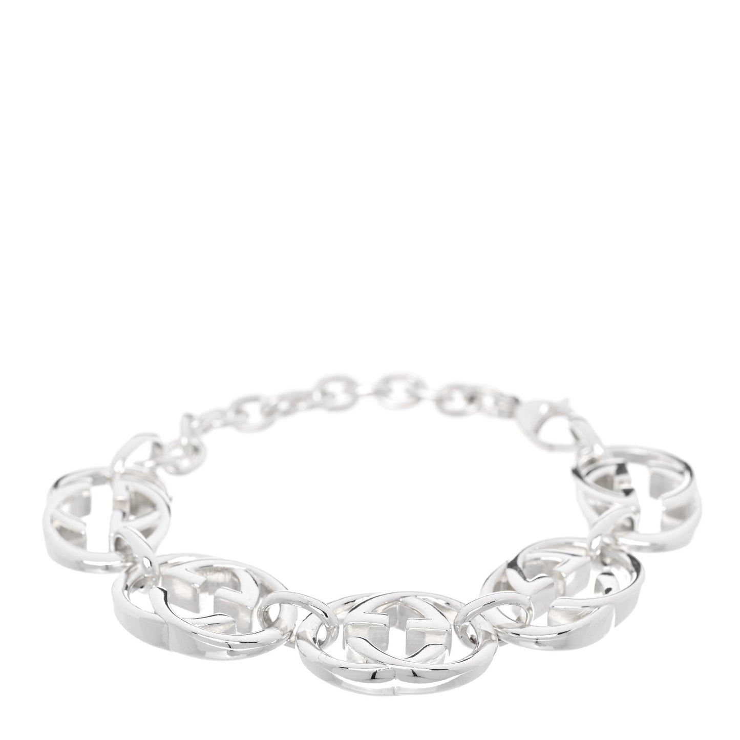 Sterling Silver Britt G Link Bracelet