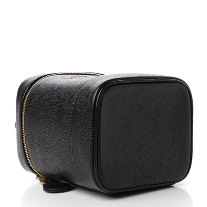 Chanel Caviar Cosmetic Vanity Bag Black 4 of 11