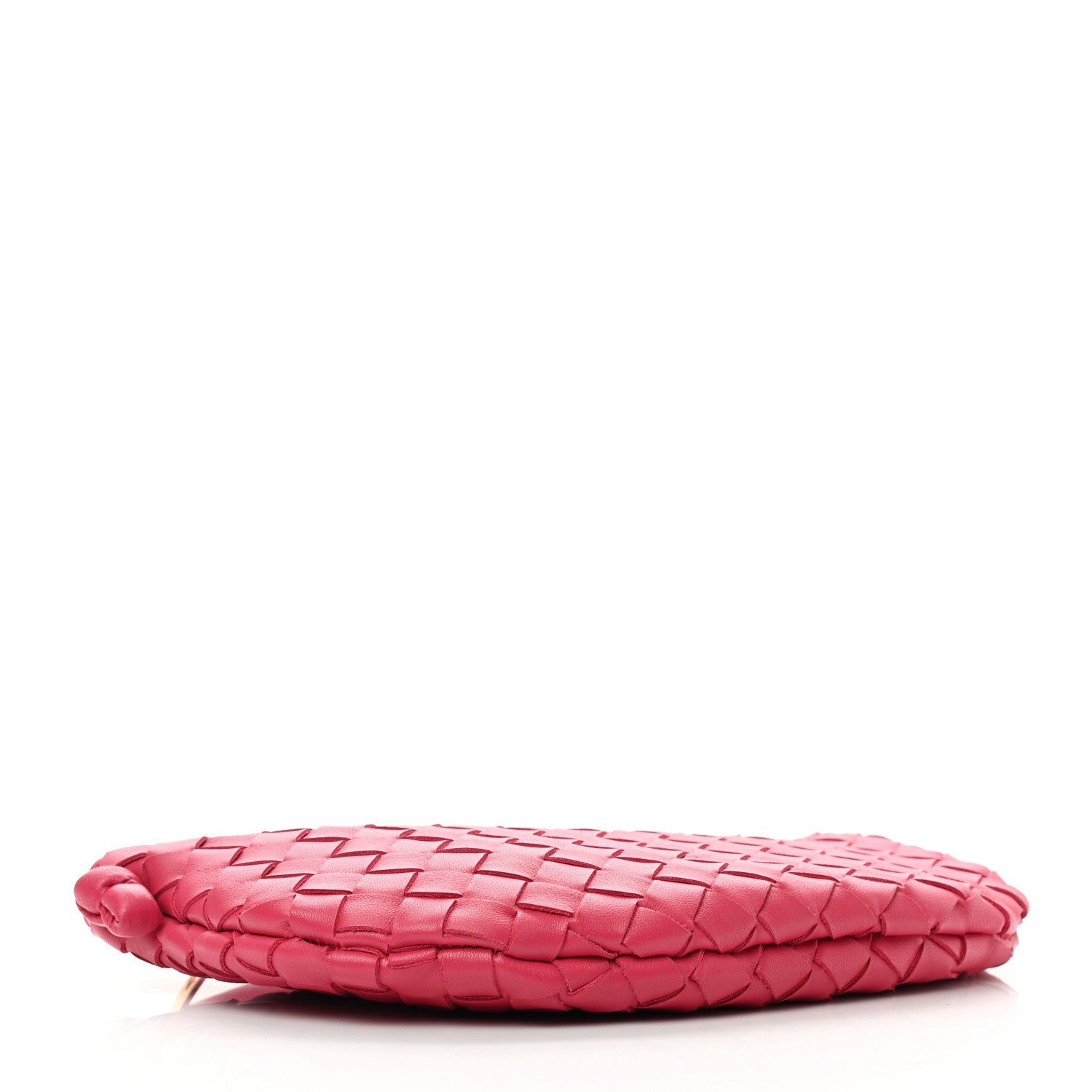 Bottega Veneta Nappa Intrecciato Small Turn Pouch Cranberry 4 of 6