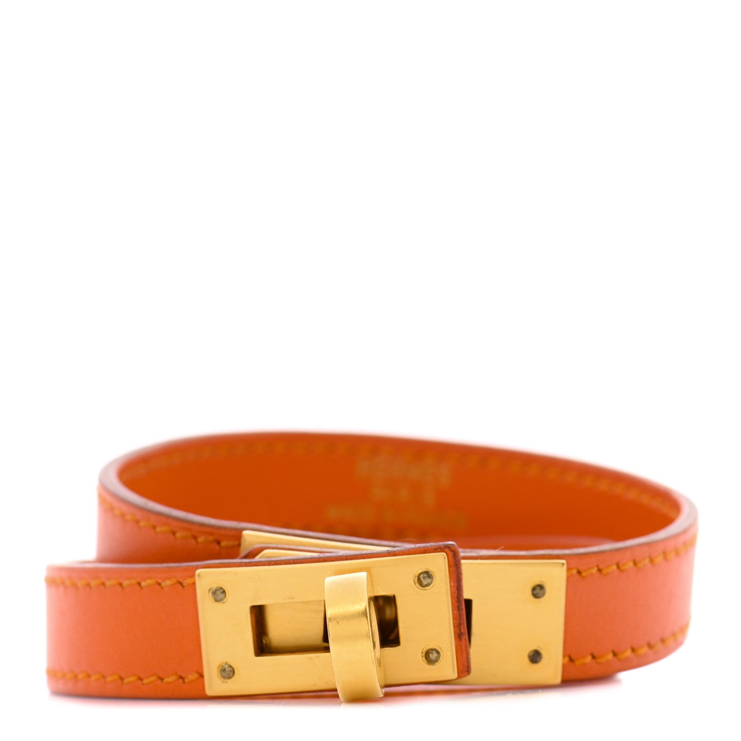 Box Kelly Double Tour Bracelet S Orange