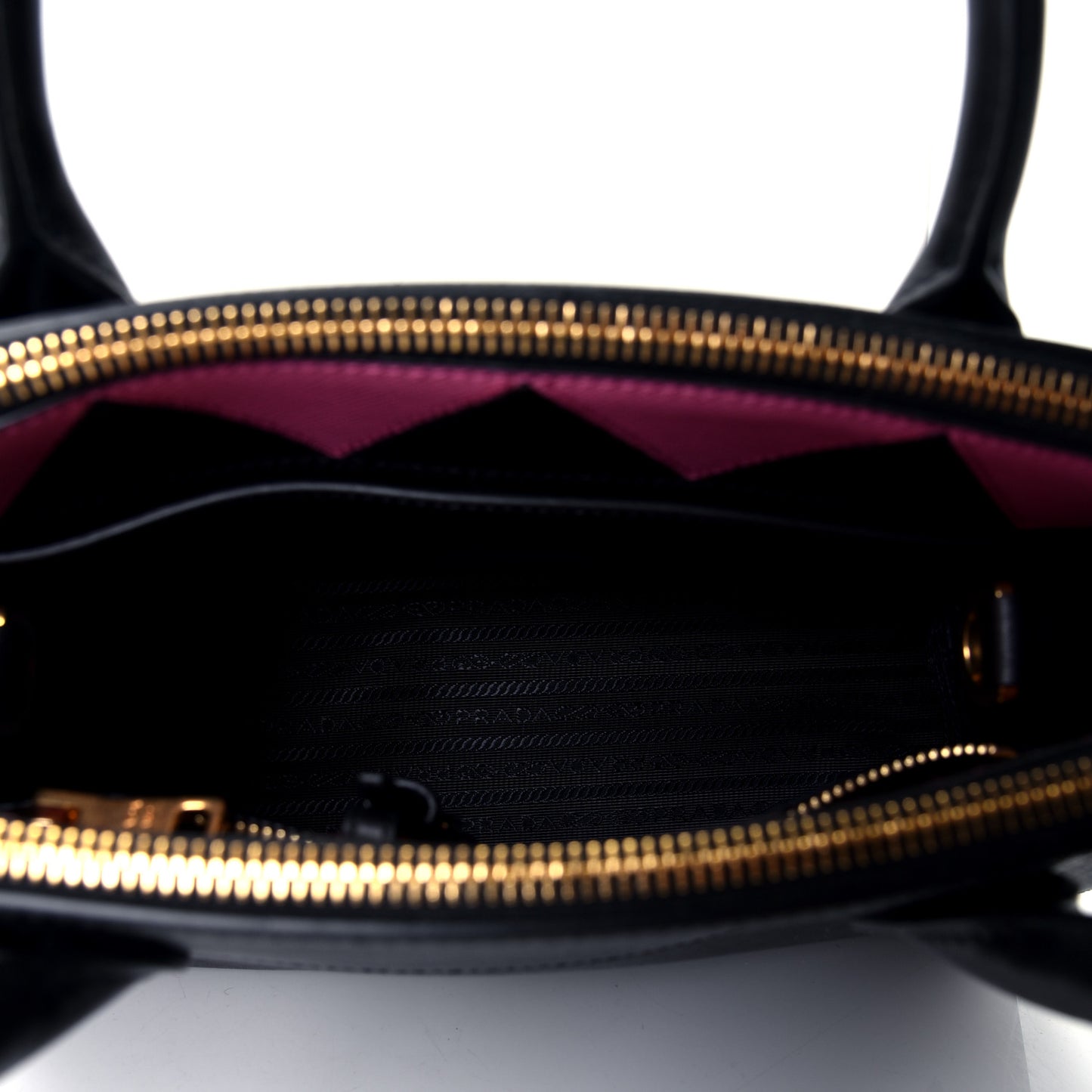 Saffiano Greche Greca Paradigme Bag Black Pink