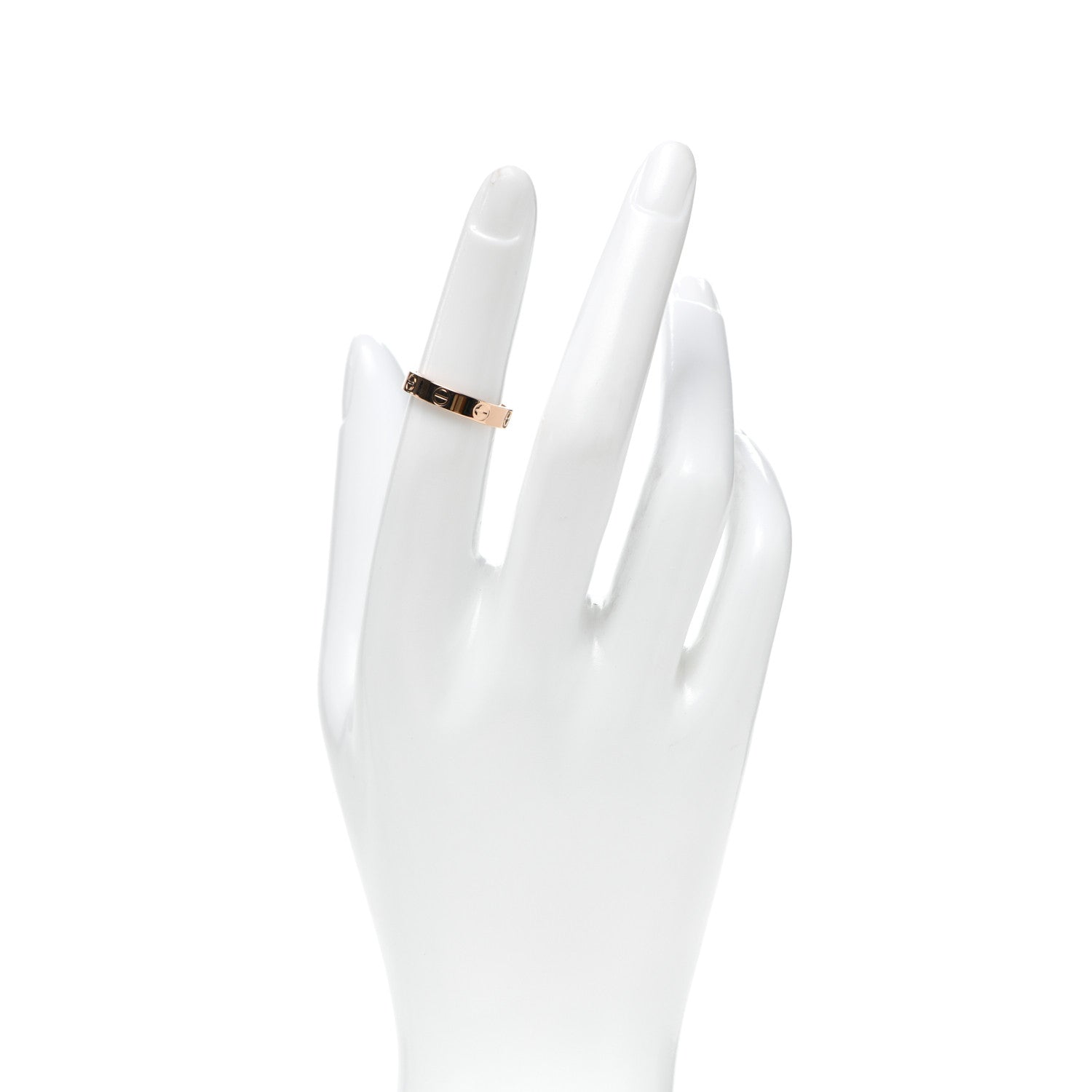 Cartier 18K Pink Gold 3.5mm LOVE Wedding Band Ring 50 5.25 4 of 8