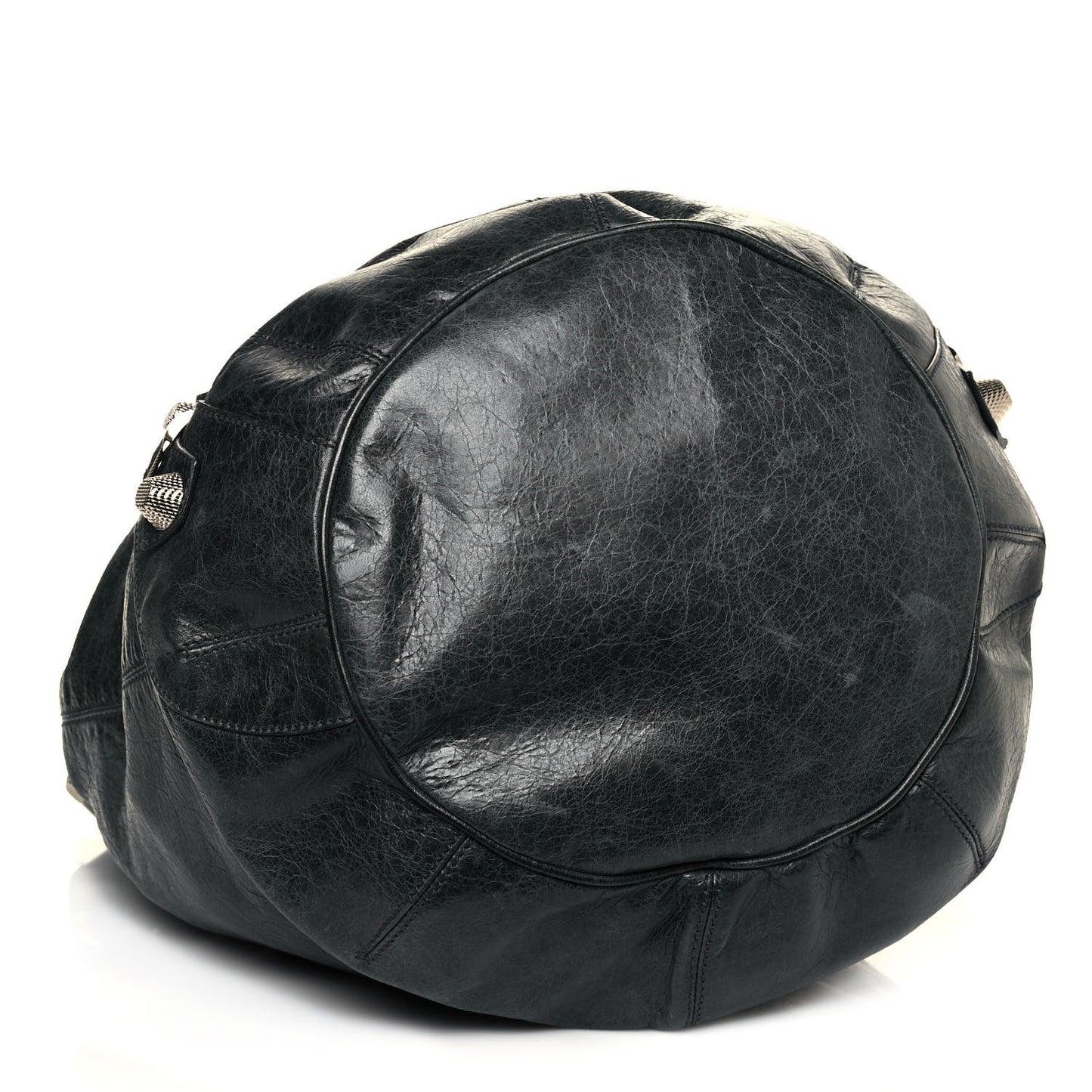 Chevre Giant 21 Silver Hardware Pompon Black