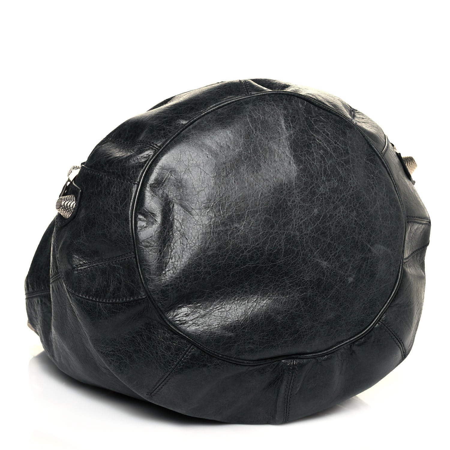 Balenciaga Chevre Giant 21 Silver Hardware Pompon Black 3 of 9