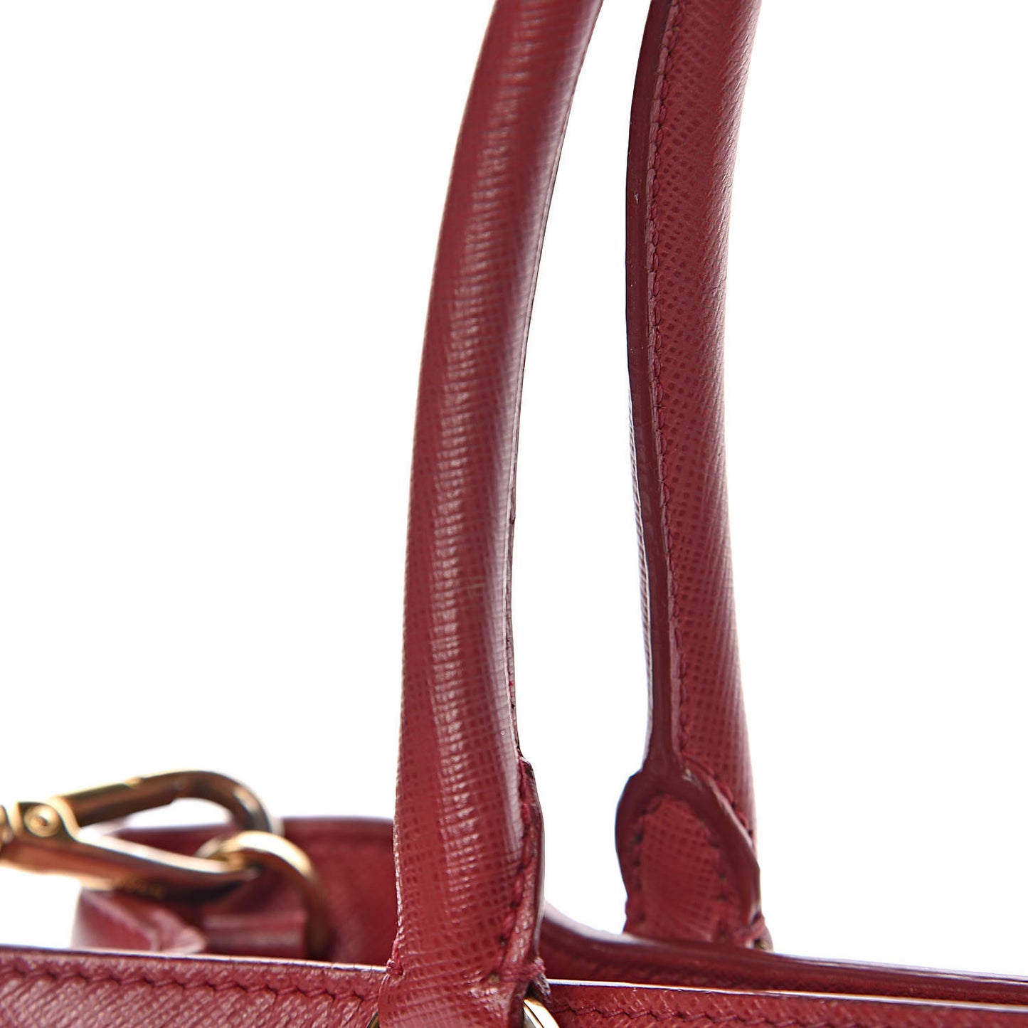 Saffiano Lux Medium Tote Fuoco