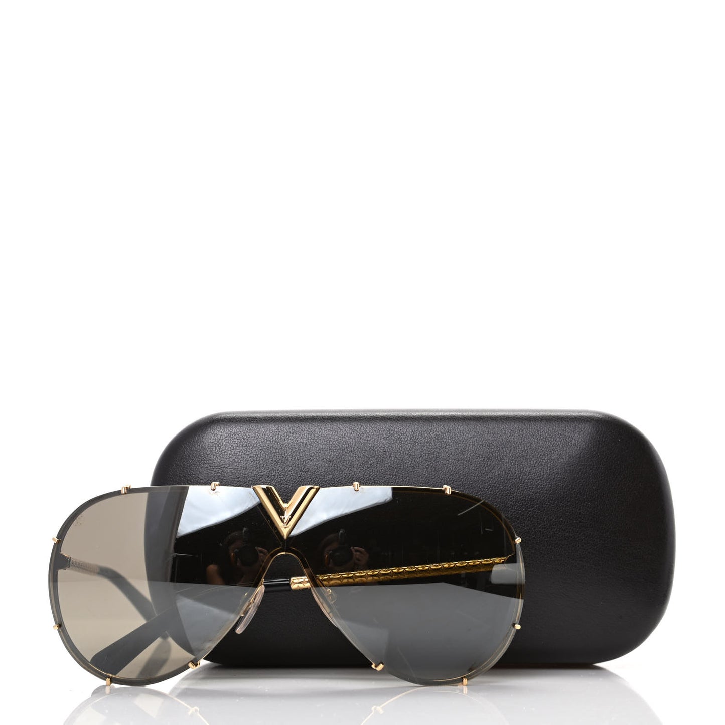 Metal LV Drive Sunglasses Z0897W Black Gold