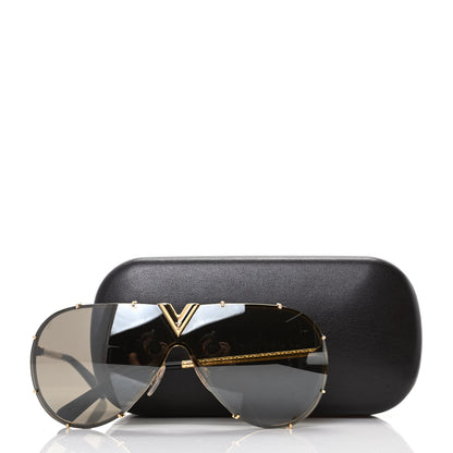Louis Vuitton Metal LV Drive Sunglasses Z0897W Black Gold 8 of 8