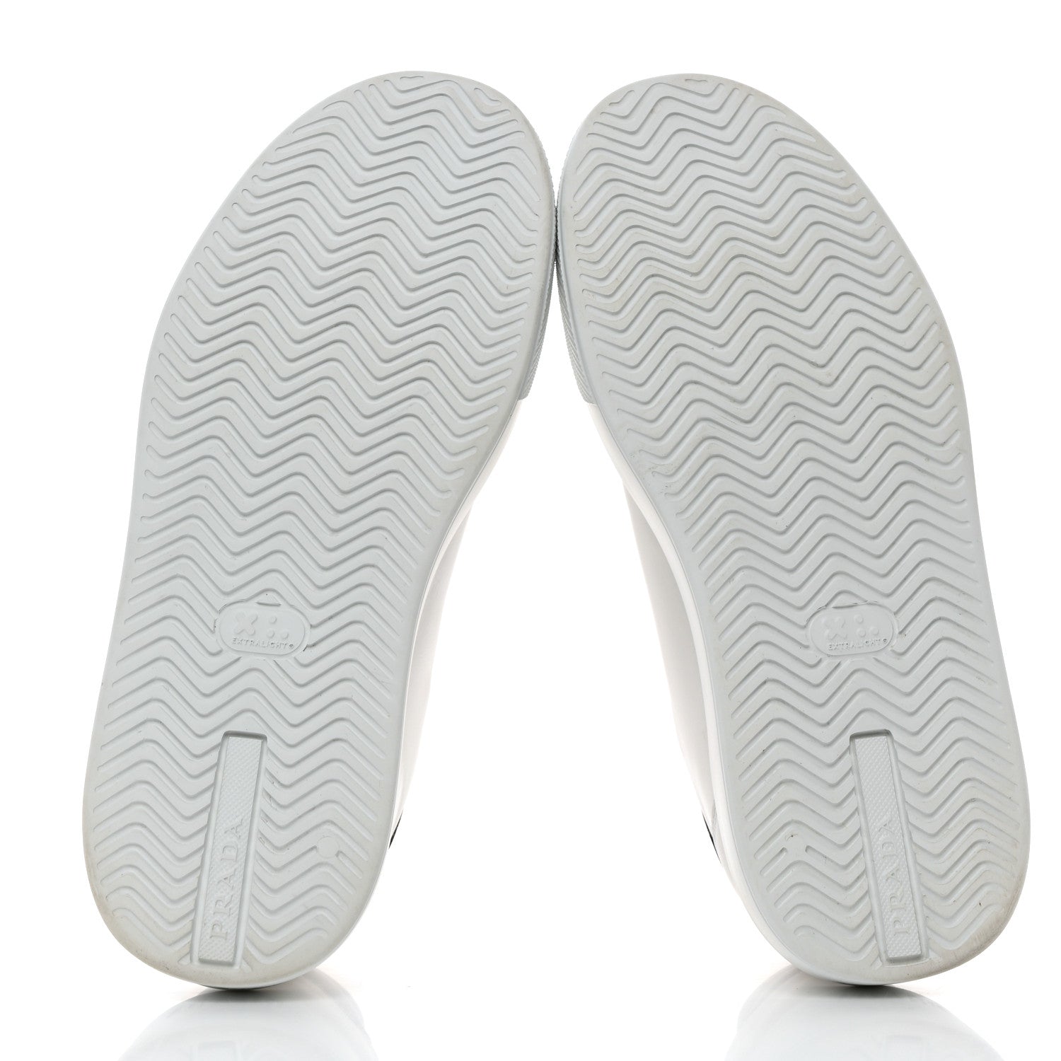 Prada Calfskin Mens Montana Low Top Sneakers 7 White 5 of 9