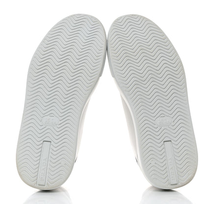 Prada Calfskin Mens Montana Low Top Sneakers 7 White 5 of 9