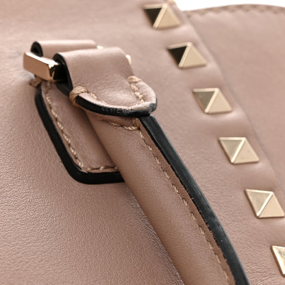 Valentino Garavani Vitello Mini Rockstud Tote Poudre 20 of 21