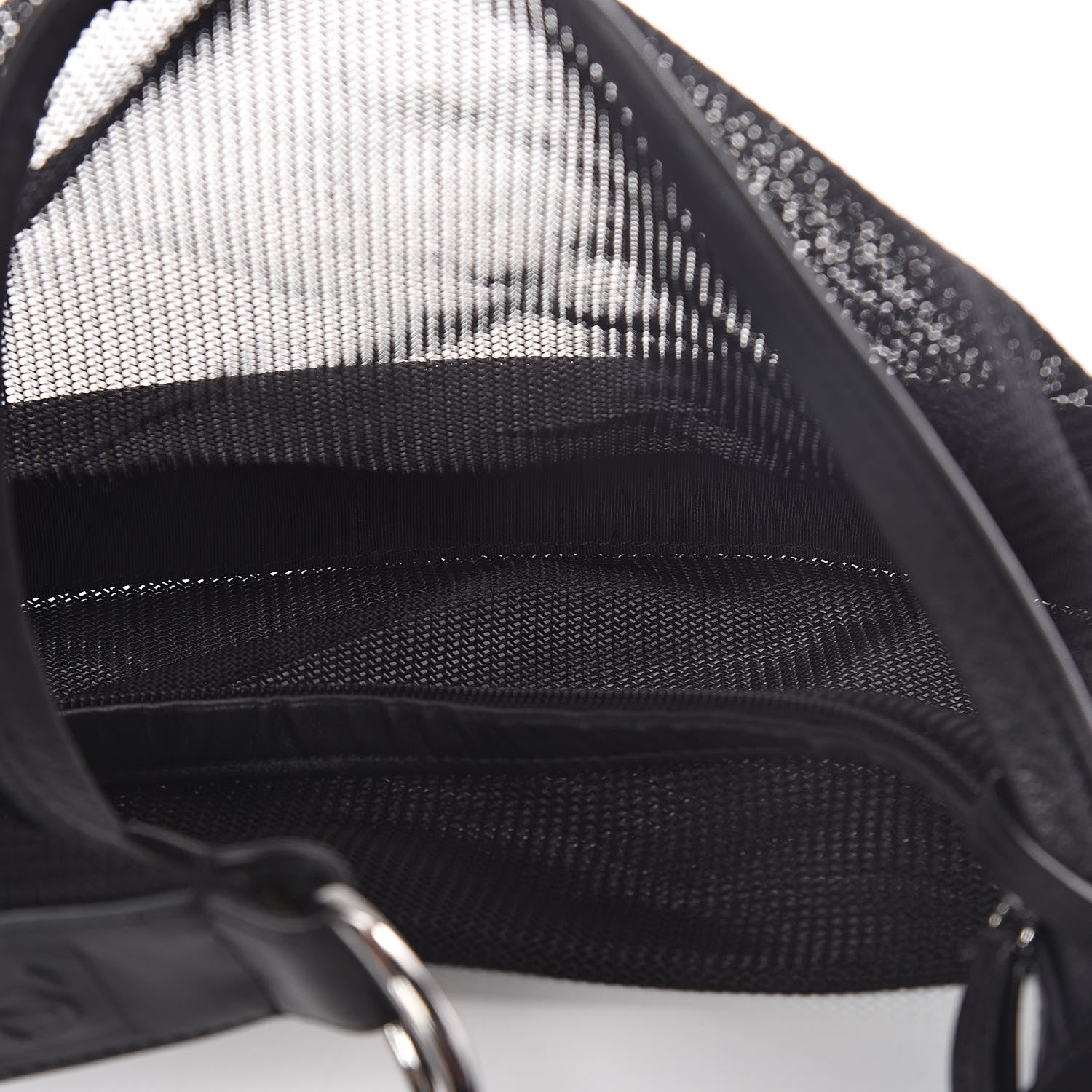 Chanel Mesh Calfskin Sport Tassel Hobo Black 5 of 9