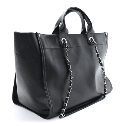 Chanel Caviar Medium Studded Deauville Tote Black 3 of 10